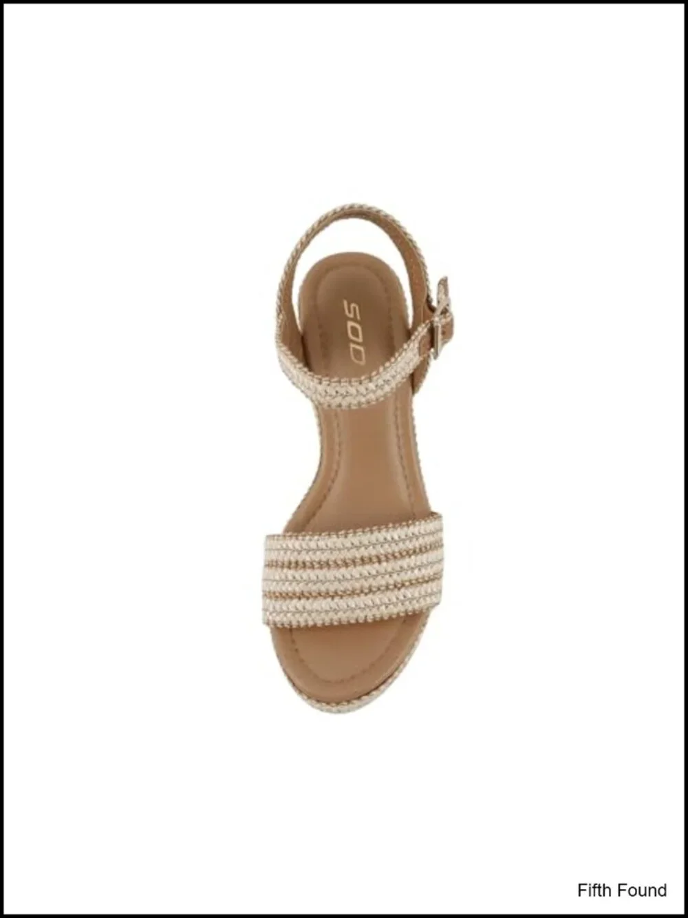 Women's Jute Open Toe Ankle Strap Platform Wedge Sandals Heels